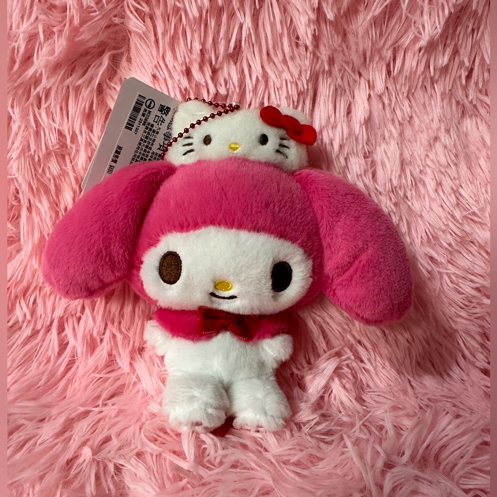 Hello Kitty My Melody 50th Mascot Mini Plush